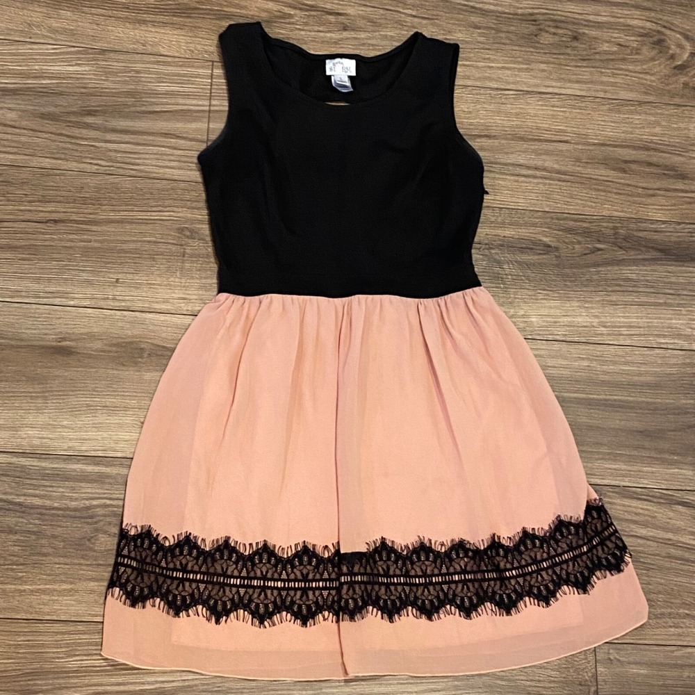 Sweet Storm Pretty in Pink Dress large Black and Pink Y2K Grunge